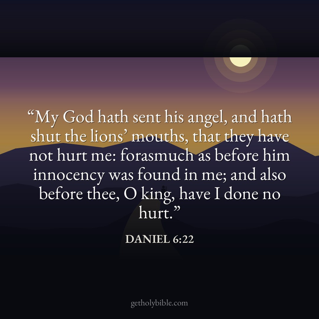 Verse of the Day — Daniel 6:22