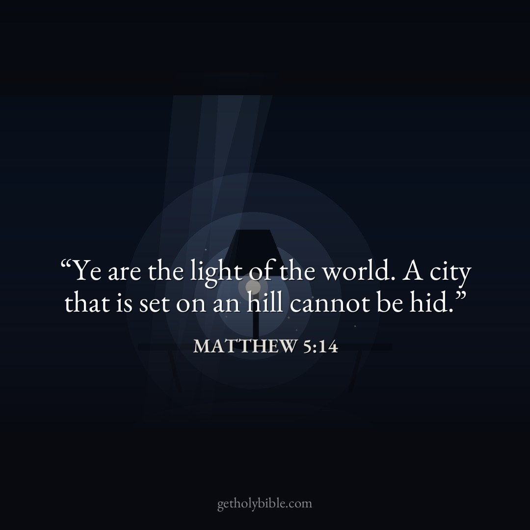Verse of the Day — Matthew 5:14