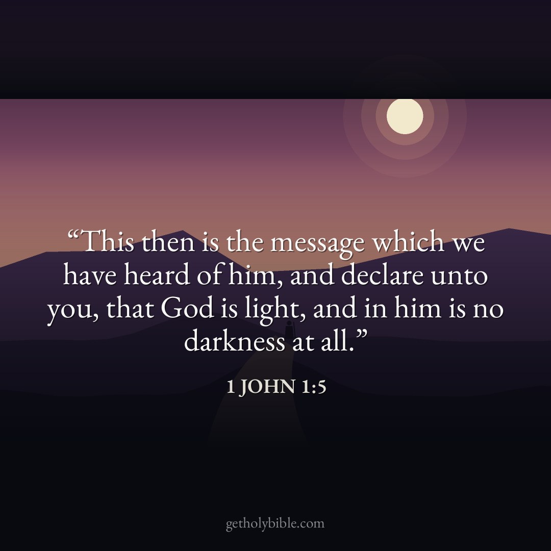 Verse of the Day — 1 John 1:5