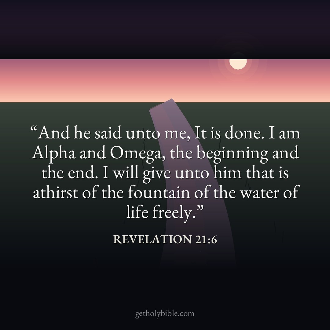 Verse of the Day — Revelation 21:6