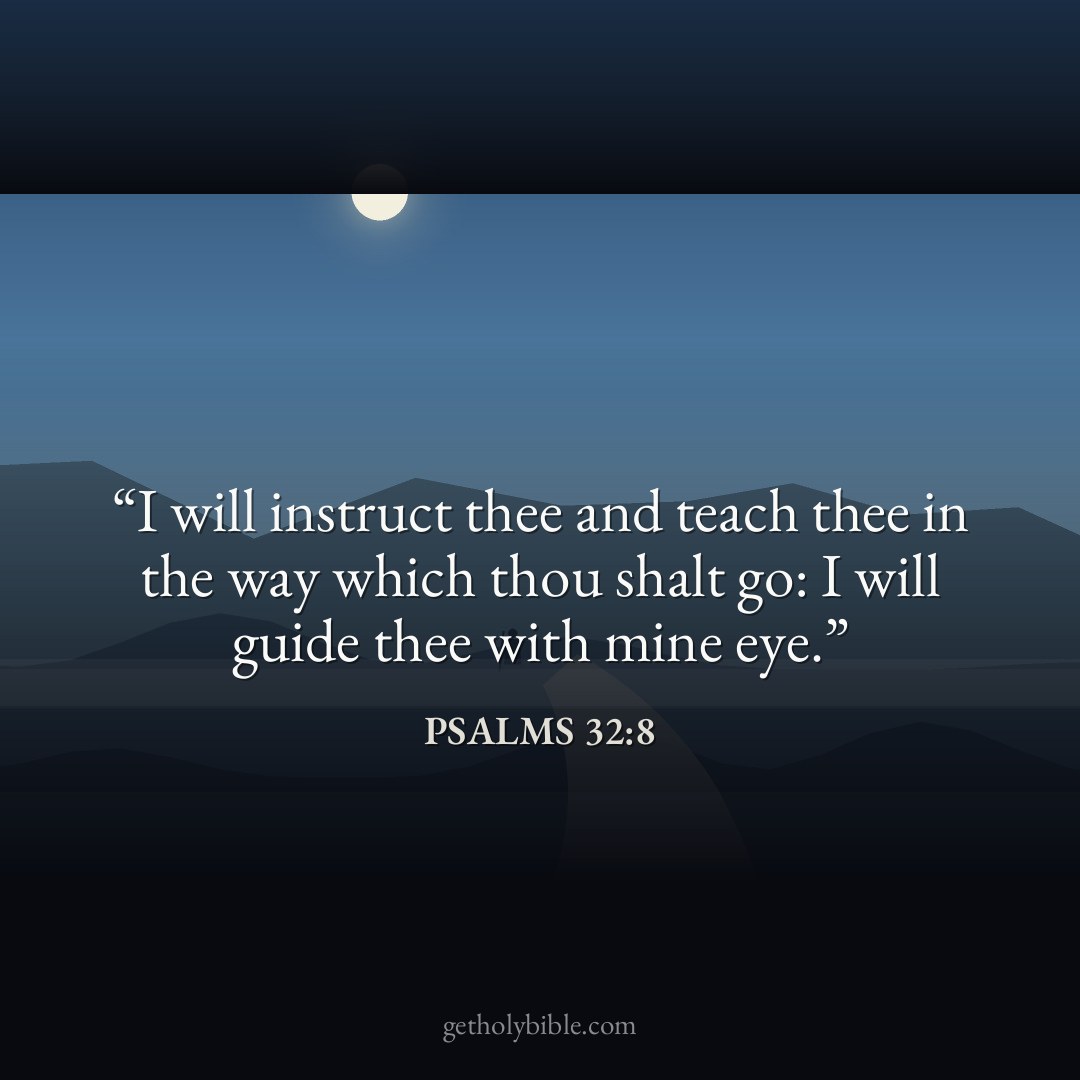 Verse of the Day — Psalms 32:8