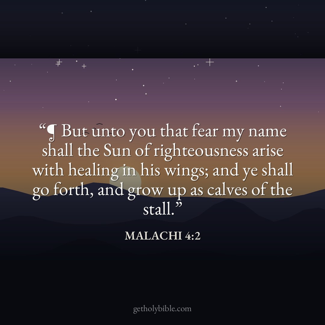 Verse of the Day — Malachi 4:2