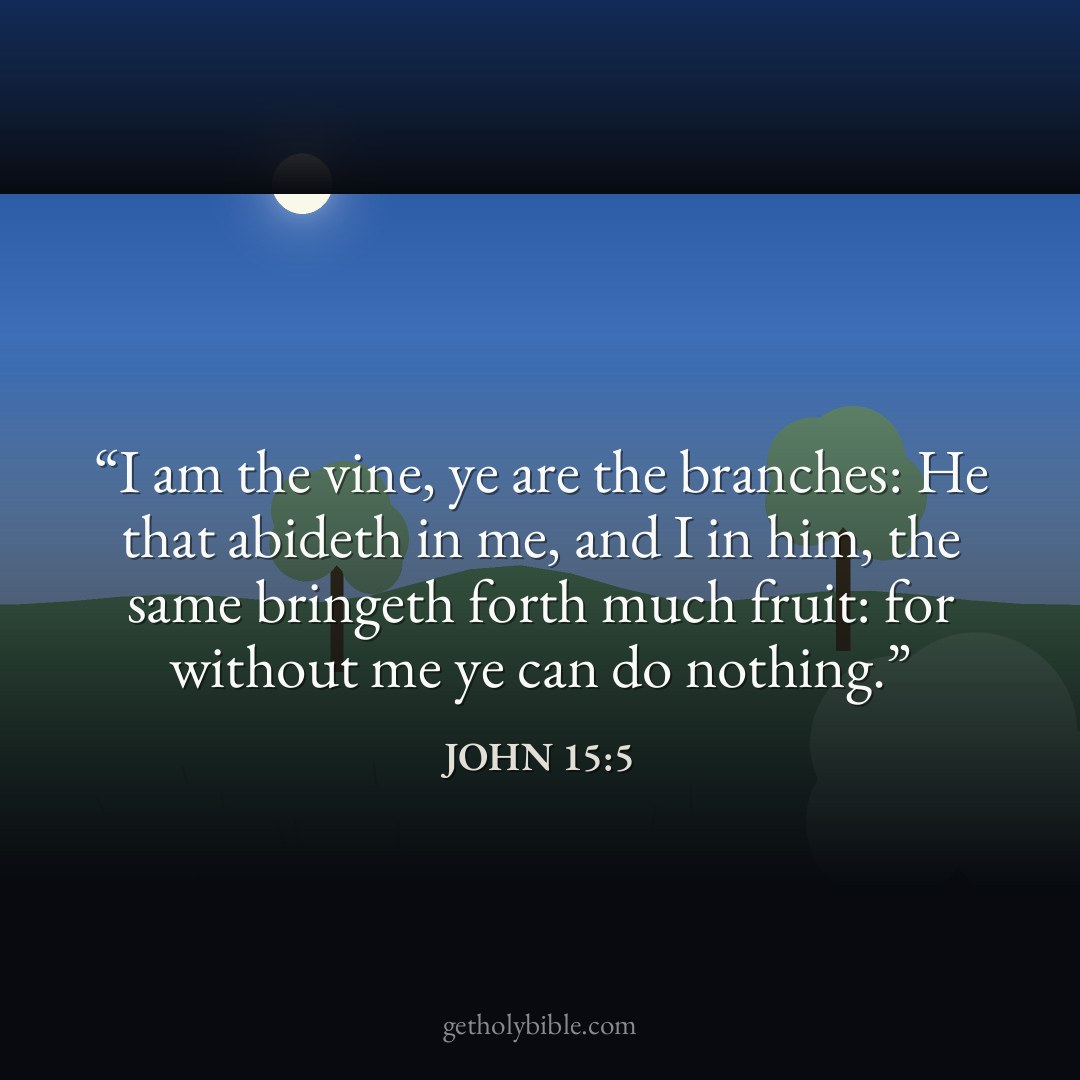 Verse of the Day — John 15:5