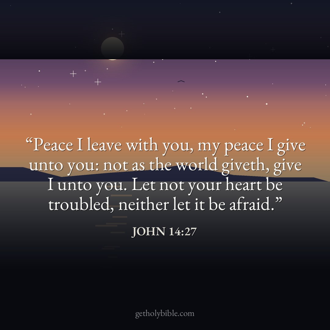 Verse of the Day — John 14:27