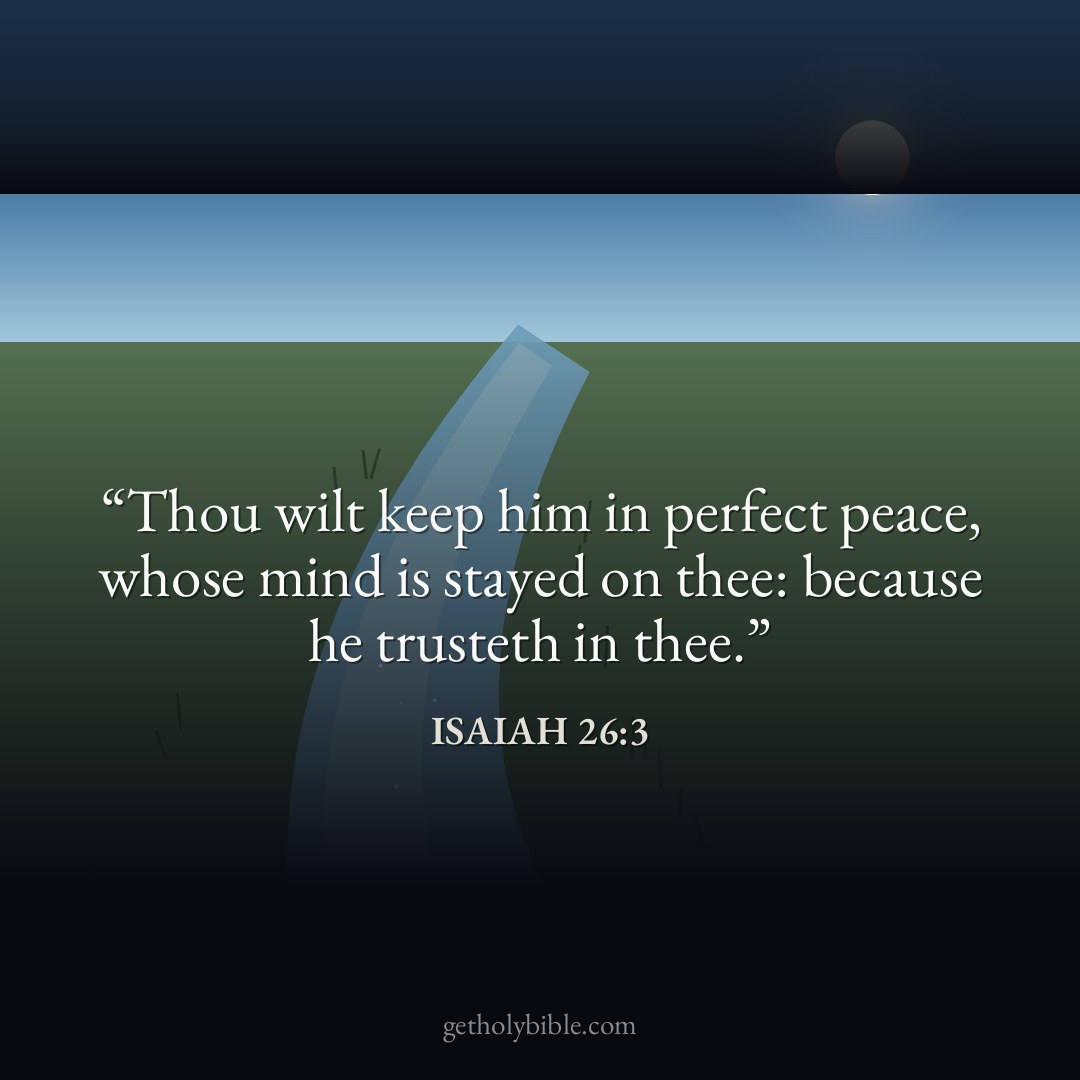 Verse of the Day — Isaiah 26:3