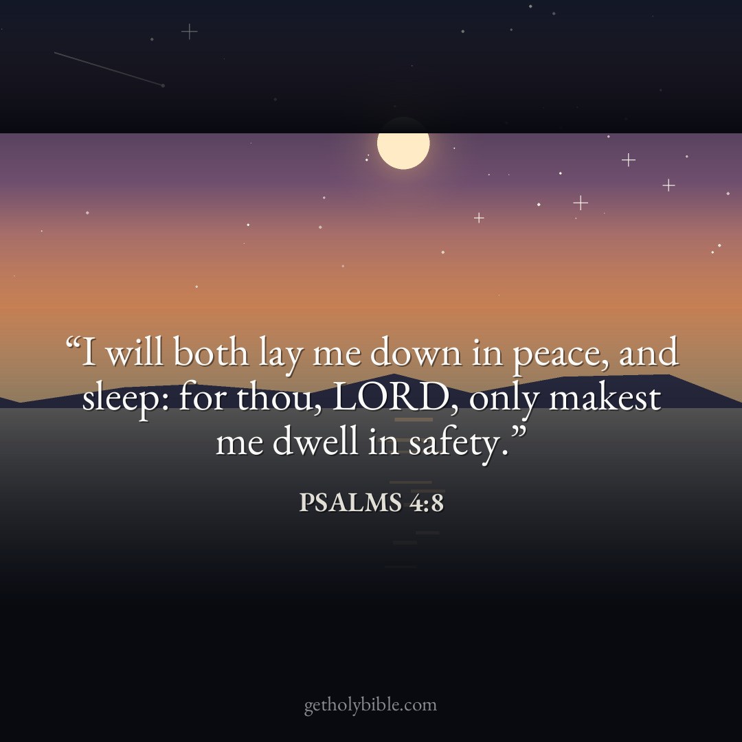 Verse of the Day — Psalms 4:8