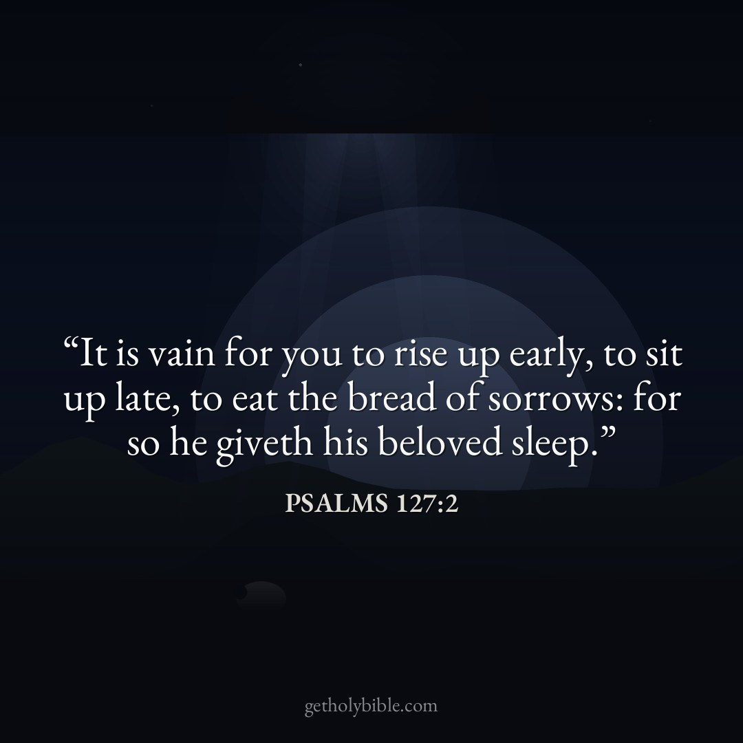 Verse of the Day — Psalms 127:2