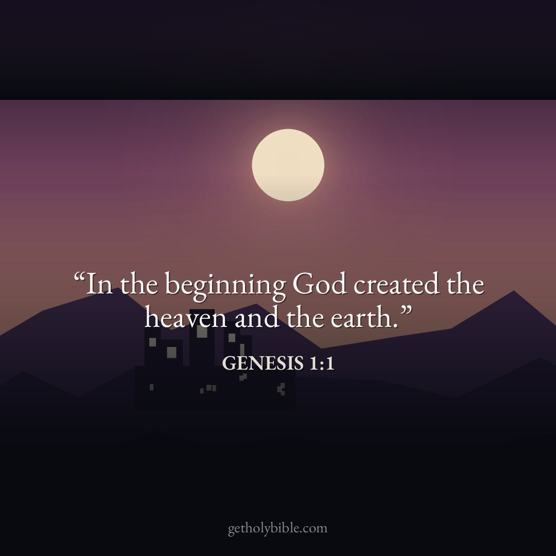 Verse of the Day — Genesis 1:1