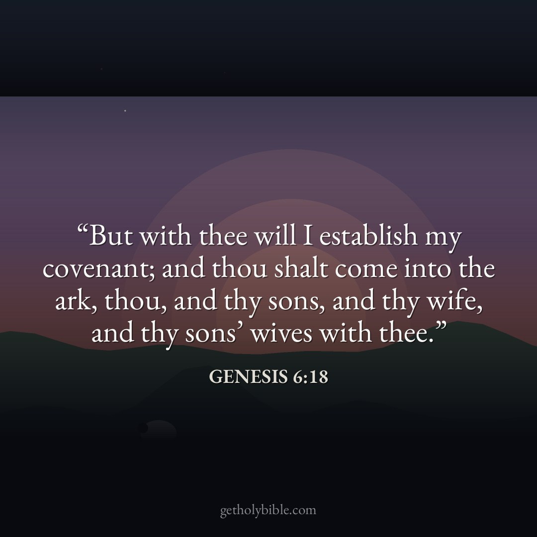 Verse of the Day — Genesis 6:18