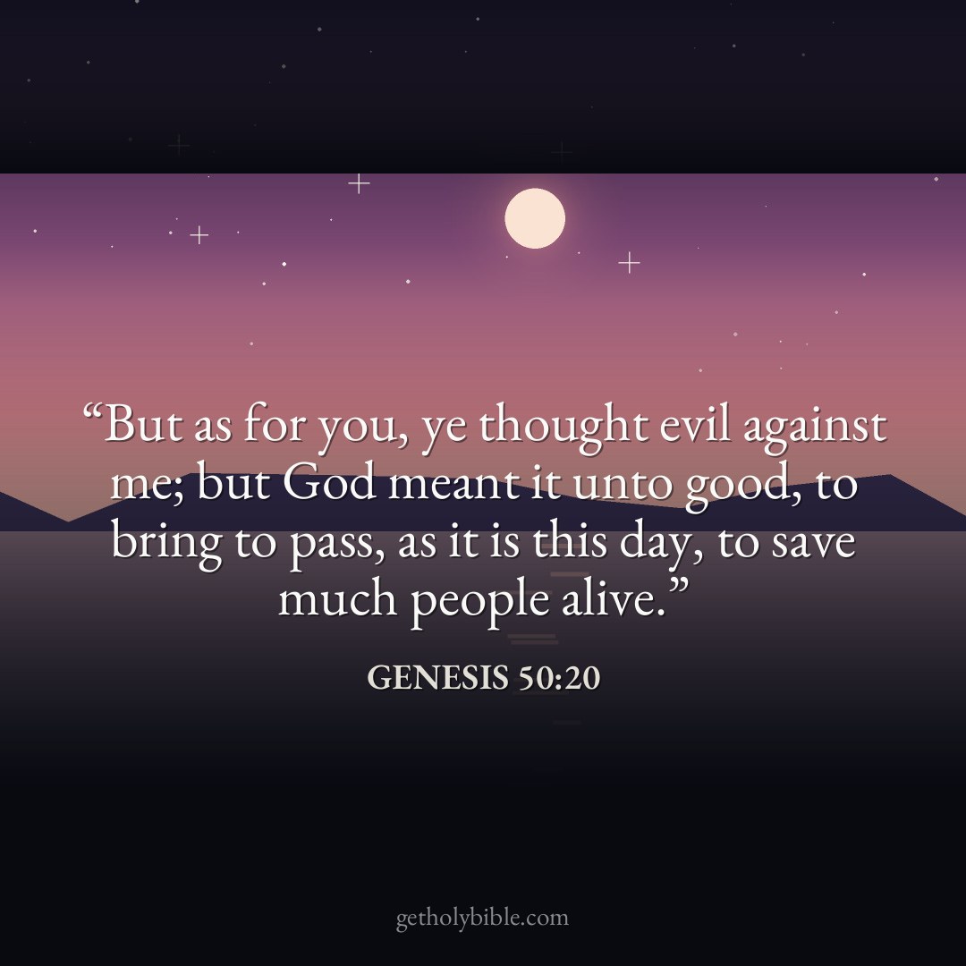 Verse of the Day — Genesis 50:20
