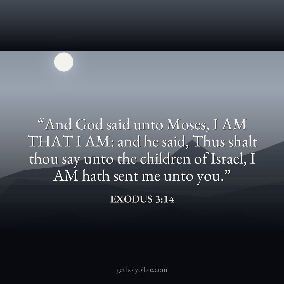 Verse of the Day — Exodus 3:14