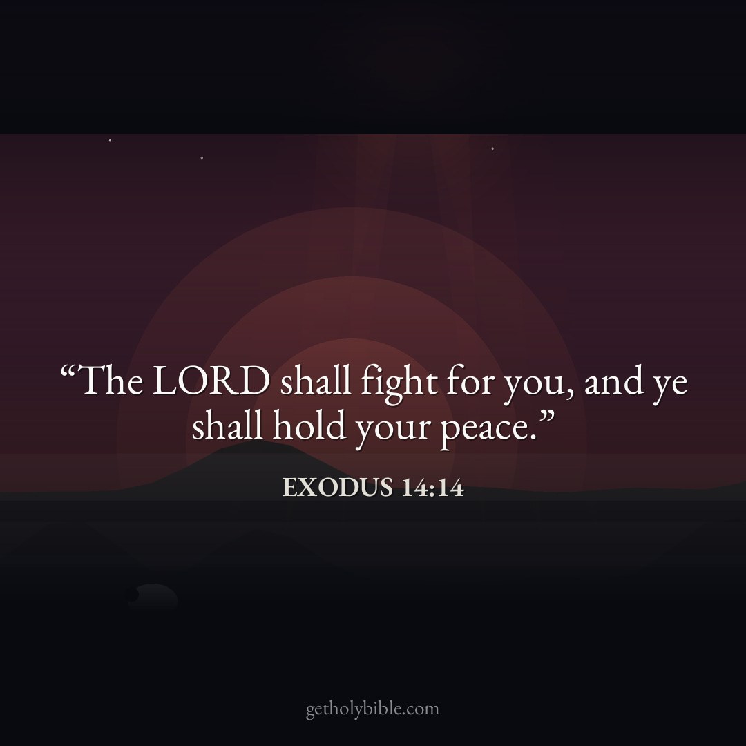 Verse of the Day — Exodus 14:14