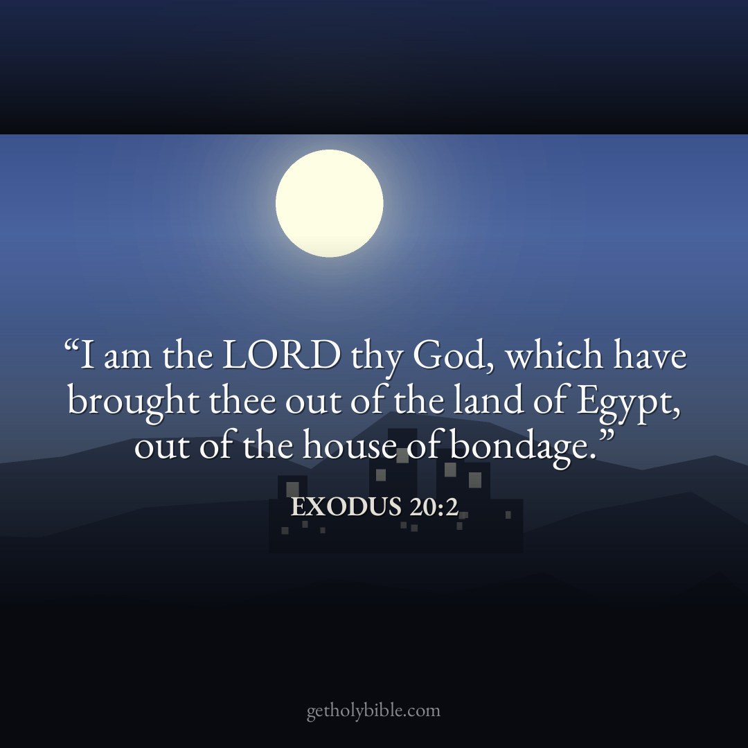 Verse of the Day — Exodus 20:2