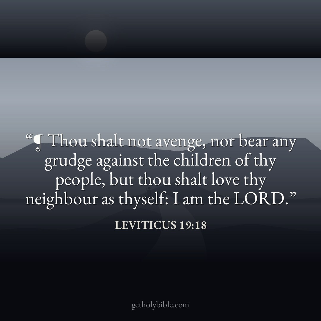 Verse of the Day — Leviticus 19:18