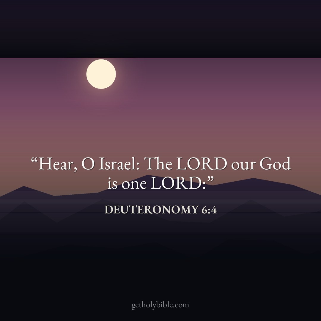 Verse of the Day — Deuteronomy 6:4