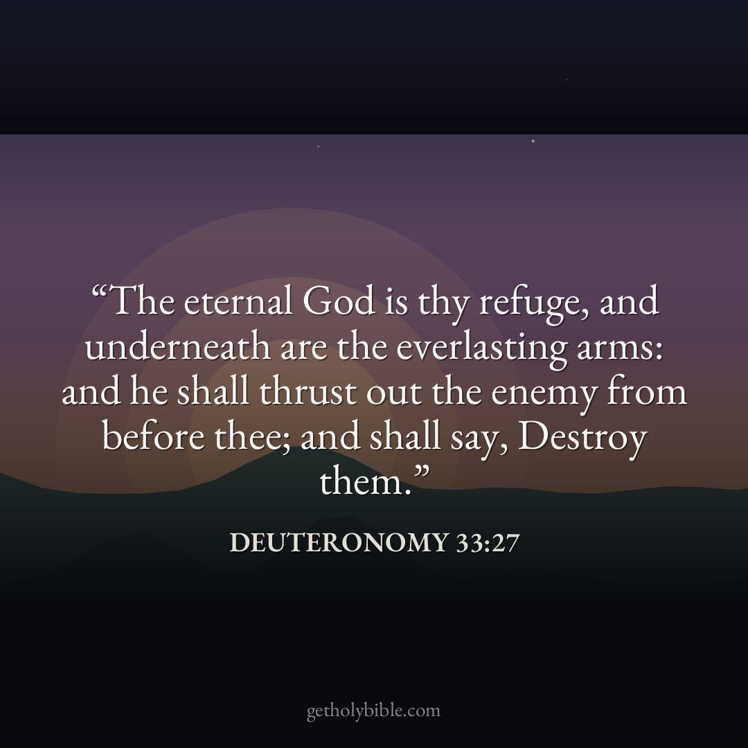 Verse of the Day — Deuteronomy 33:27