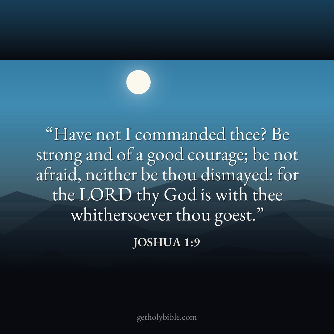 Verse of the Day — Joshua 1:9