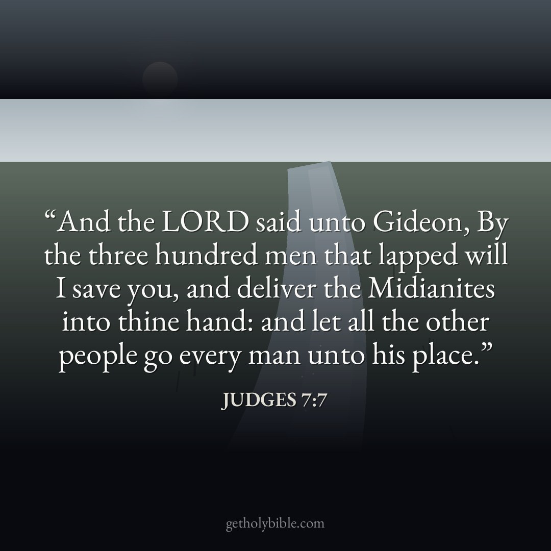 Verse of the Day — Judges 7:7
