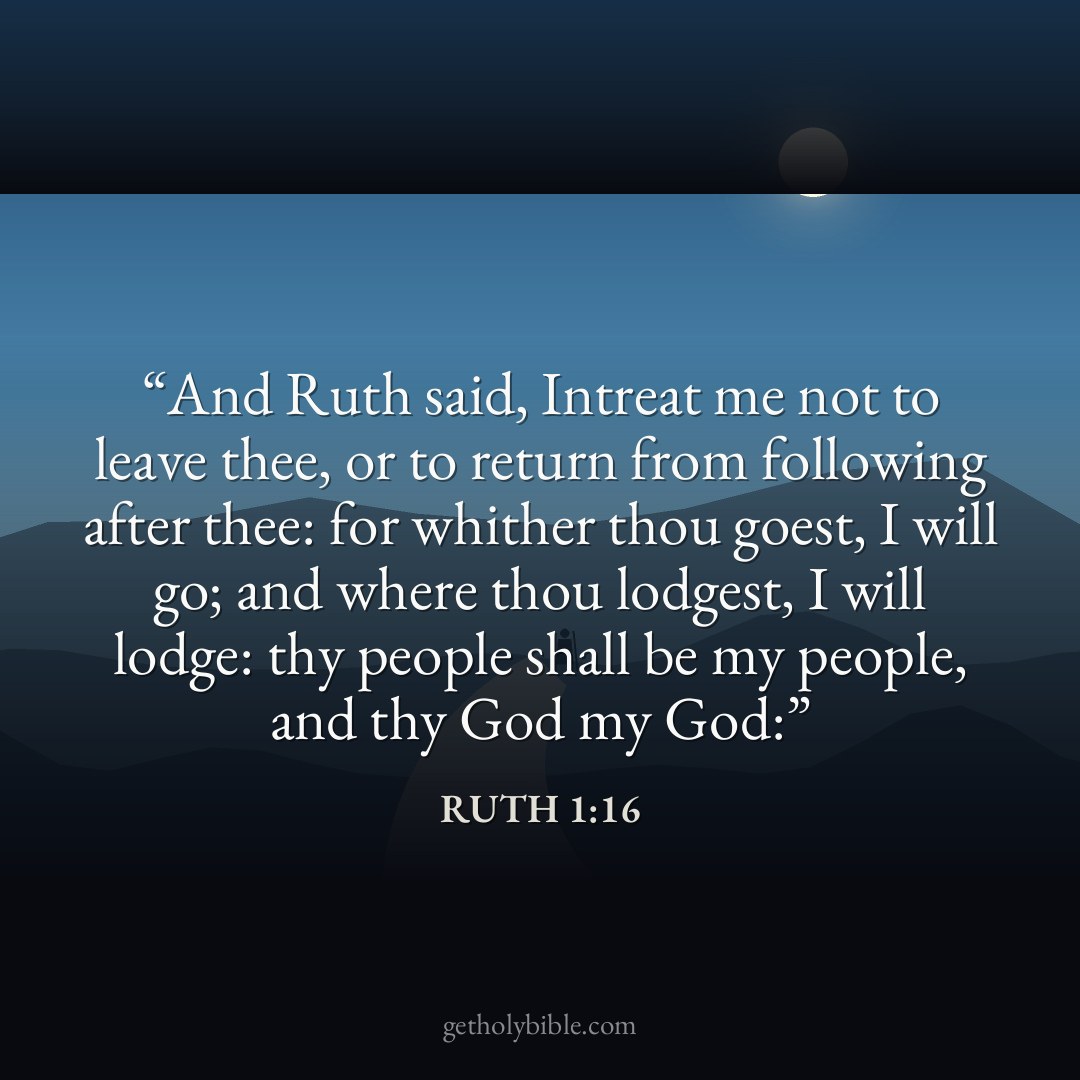 Verse of the Day — Ruth 1:16