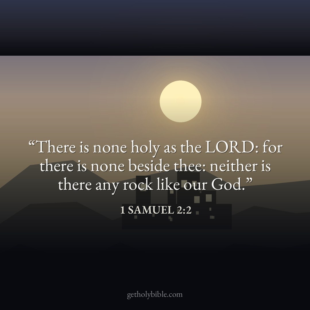 Verse of the Day — 1 Samuel 2:2