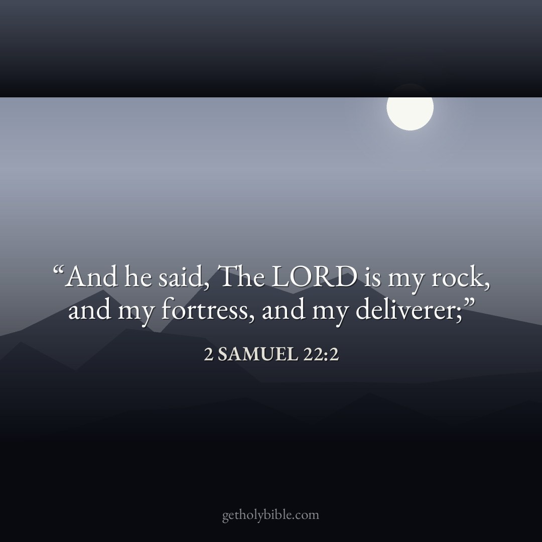 Verse of the Day — 2 Samuel 22:2