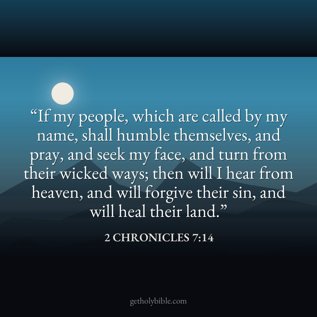 Verse of the Day — 2 Chronicles 7:14