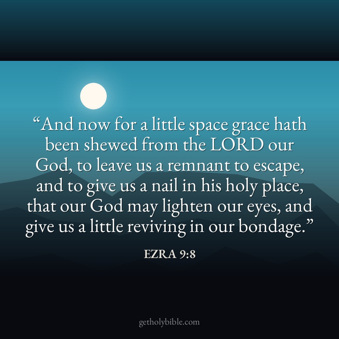 Verse of the Day — Ezra 9:8