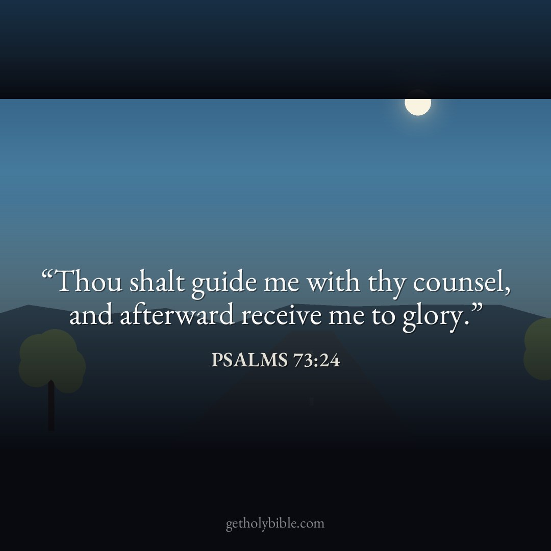 Verse of the Day — Psalms 73:24