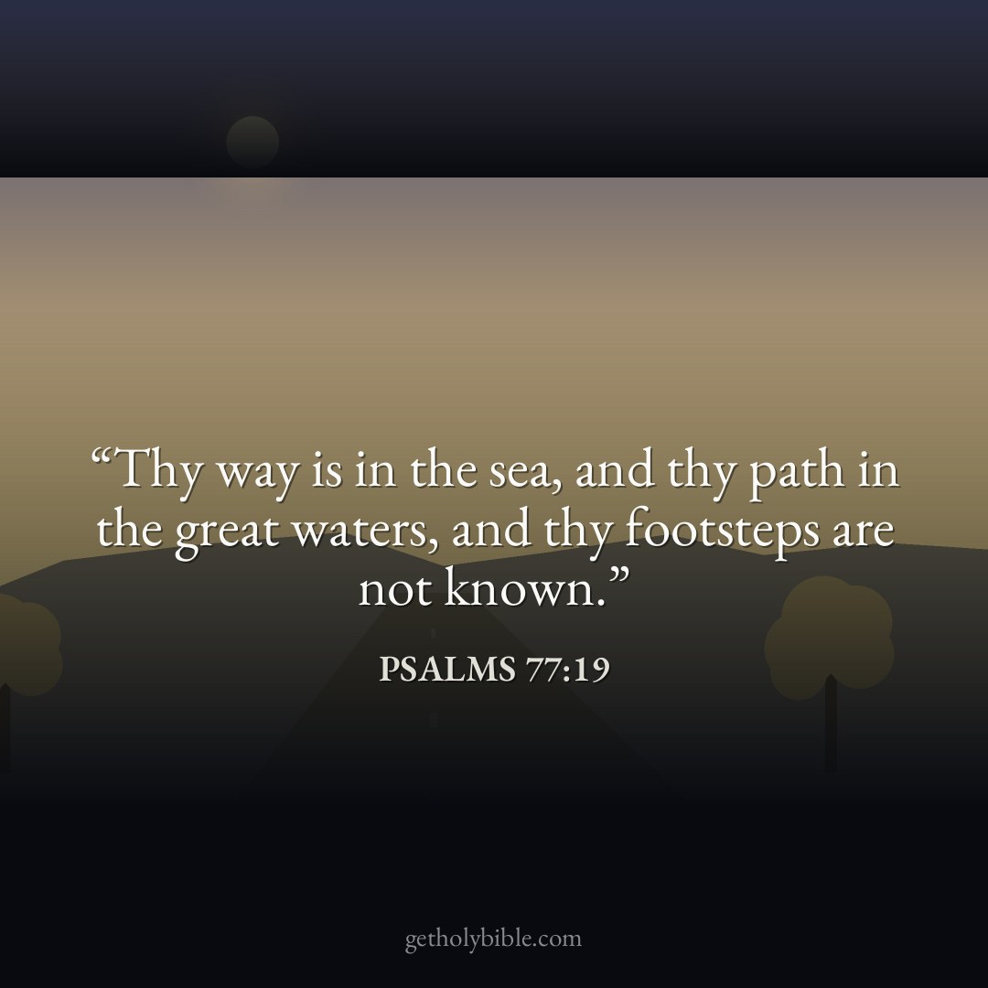 Verse of the Day — Psalms 77:19