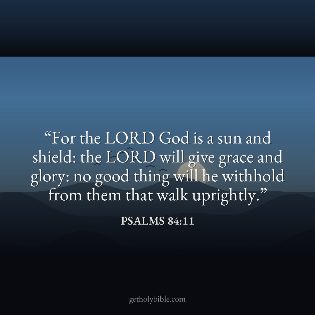 Verse of the Day — Psalms 84:11