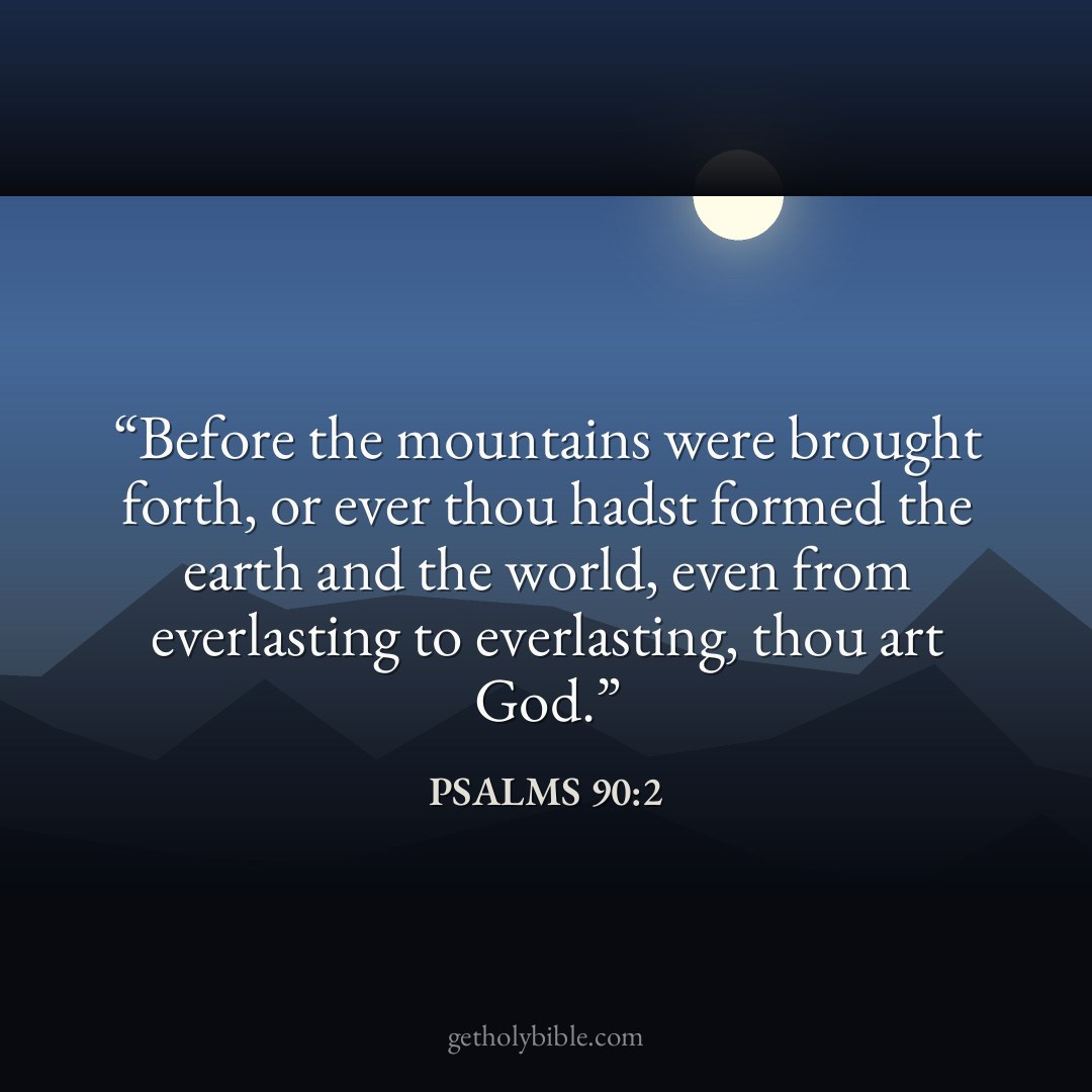 Verse of the Day — Psalms 90:2
