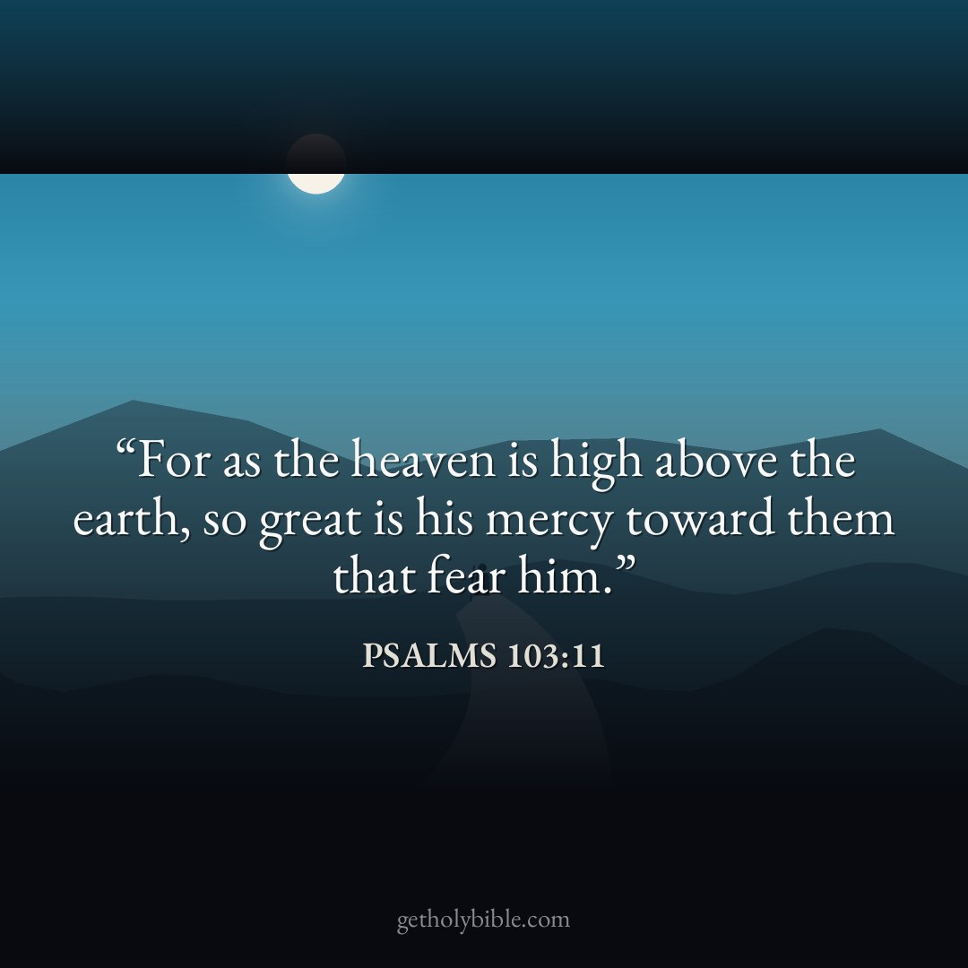 Verse of the Day — Psalms 103:11
