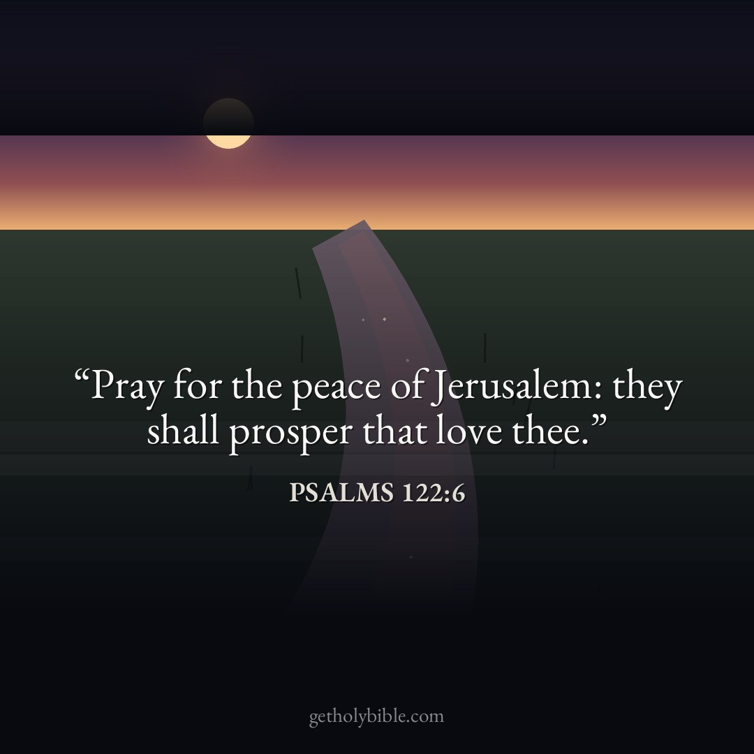 Verse of the Day — Psalms 122:6