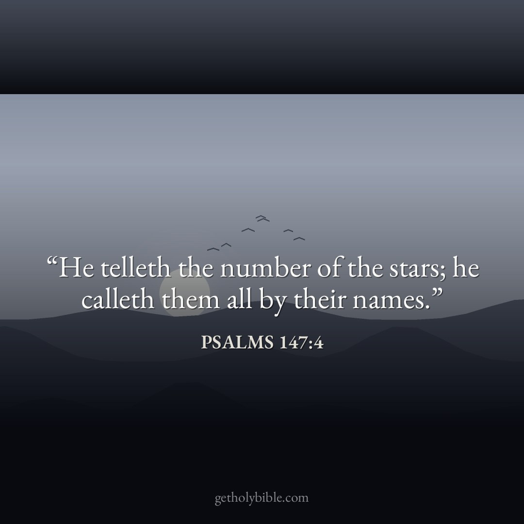 Verse of the Day — Psalms 147:4