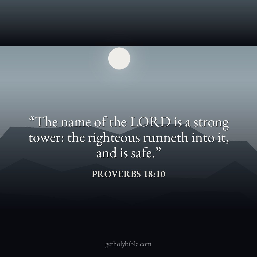 Verse of the Day — Proverbs 18:10