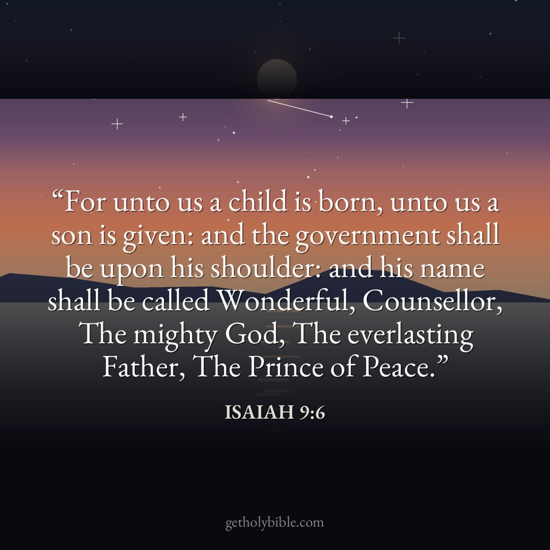 Verse of the Day — Isaiah 9:6
