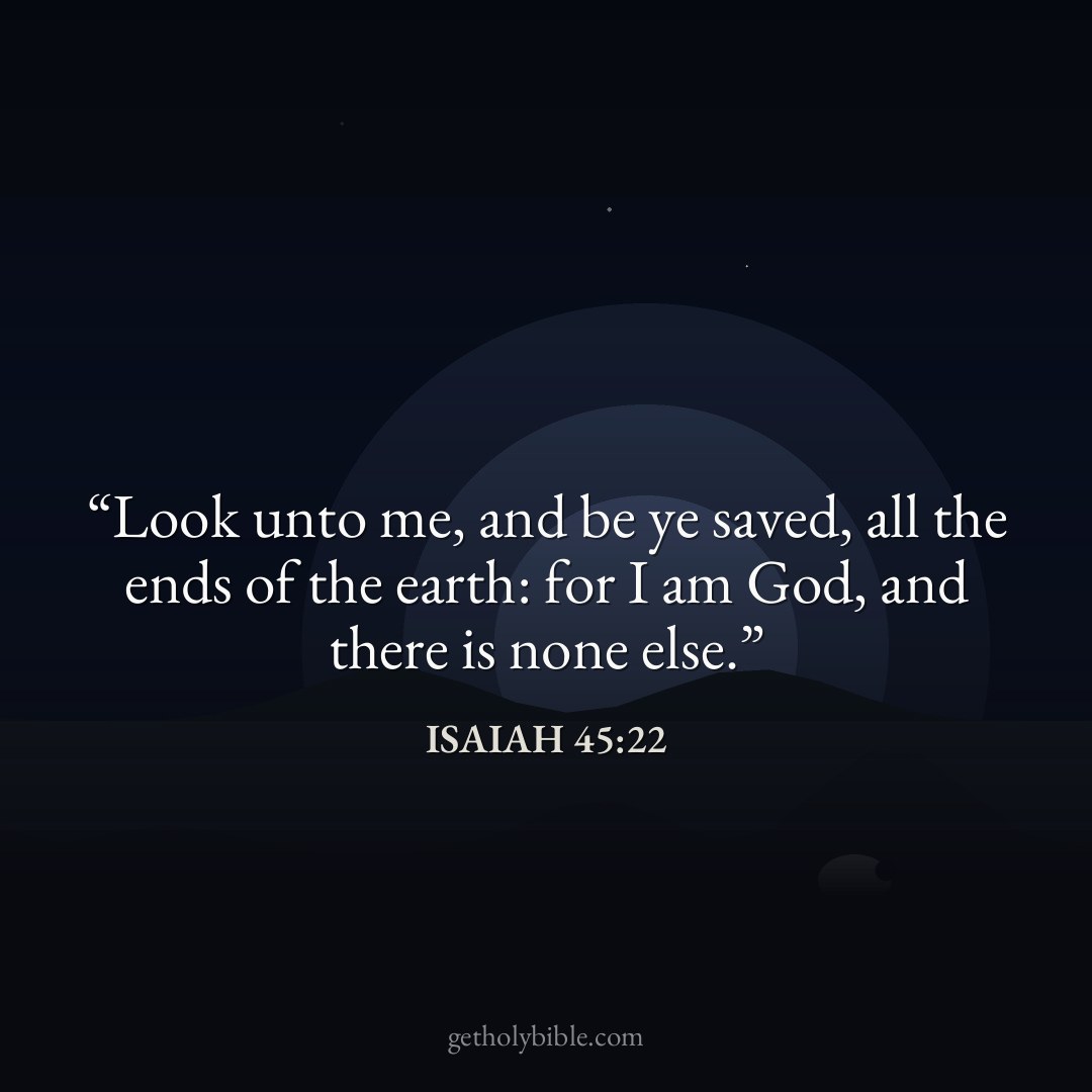 Verse of the Day — Isaiah 45:22