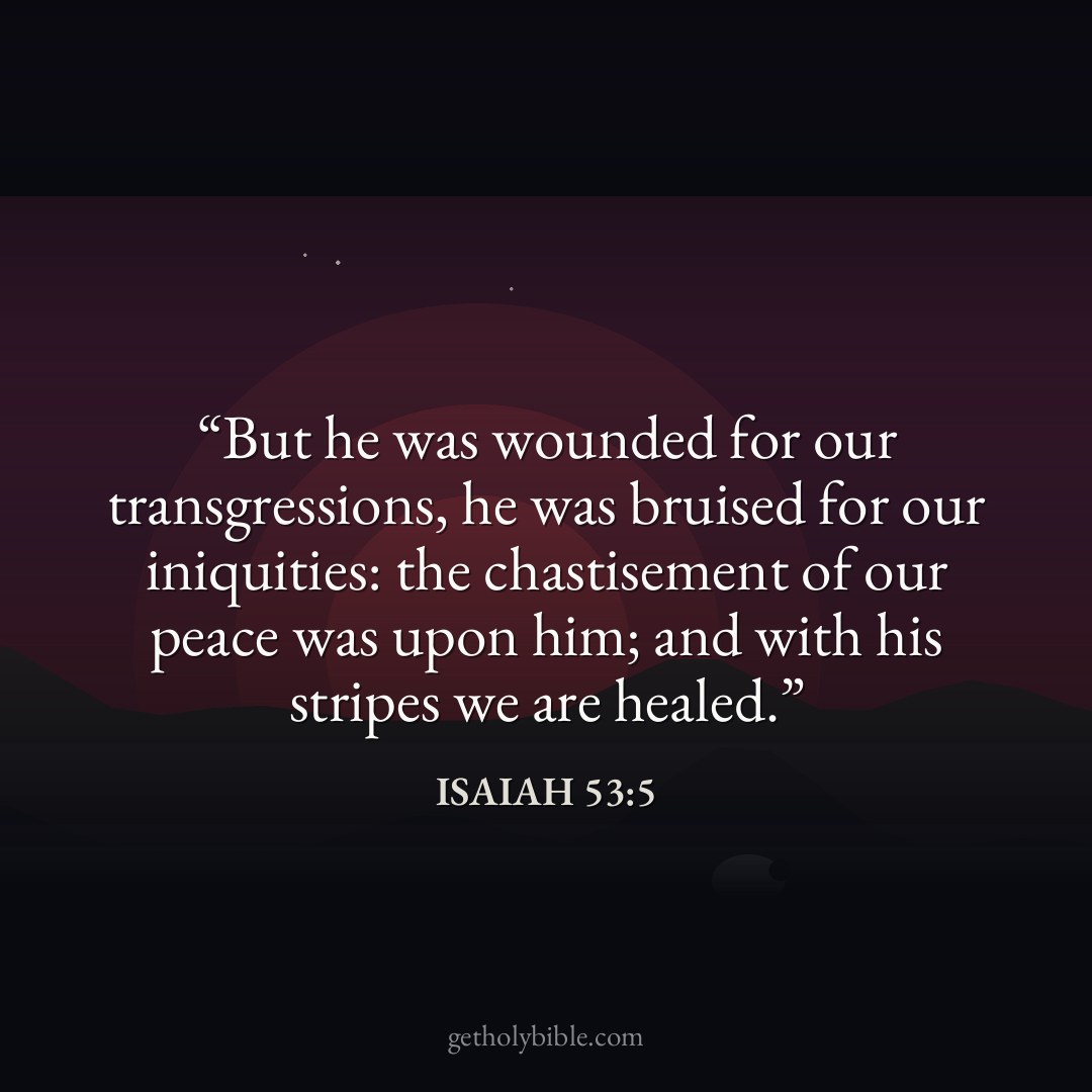Verse of the Day — Isaiah 53:5