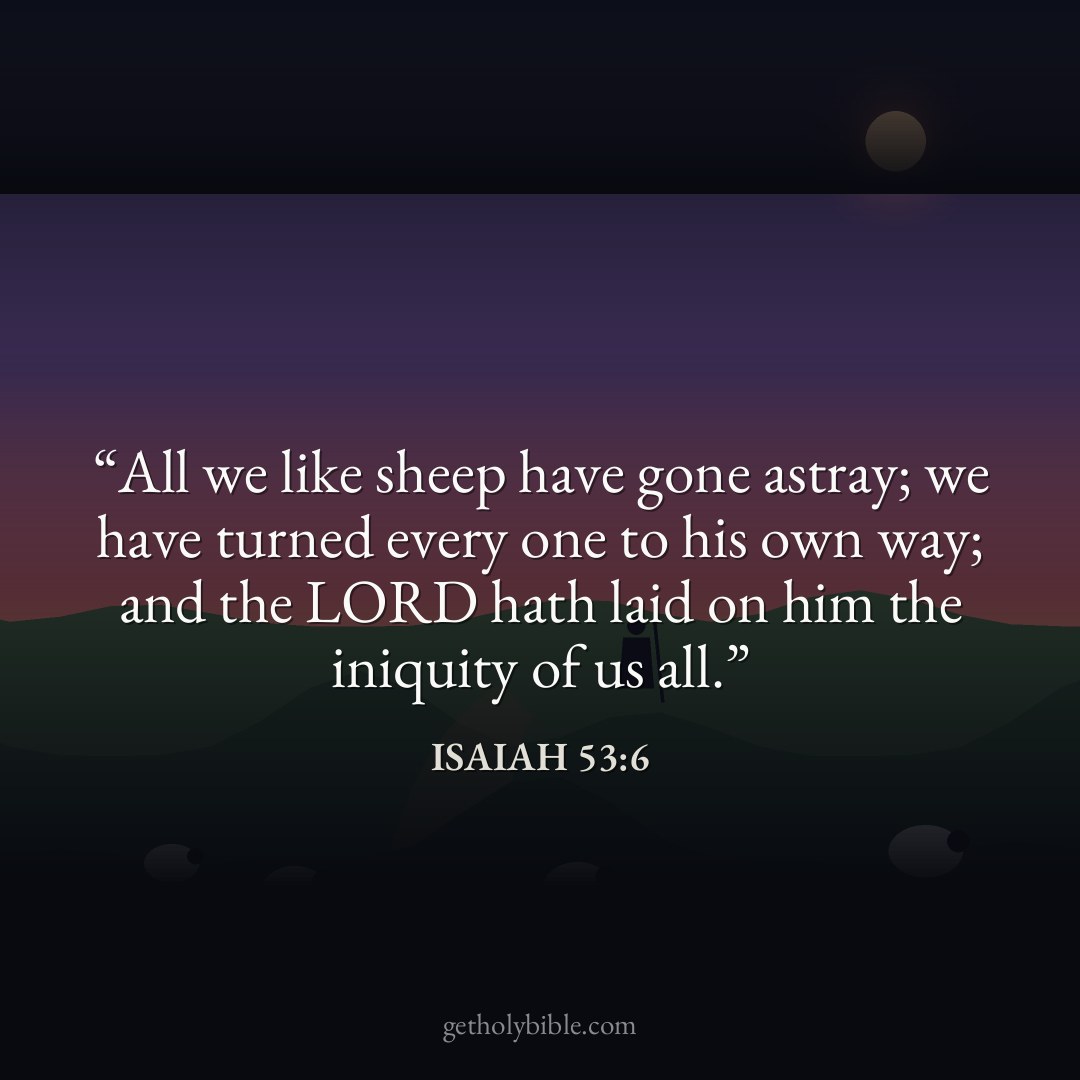 Verse of the Day — Isaiah 53:6