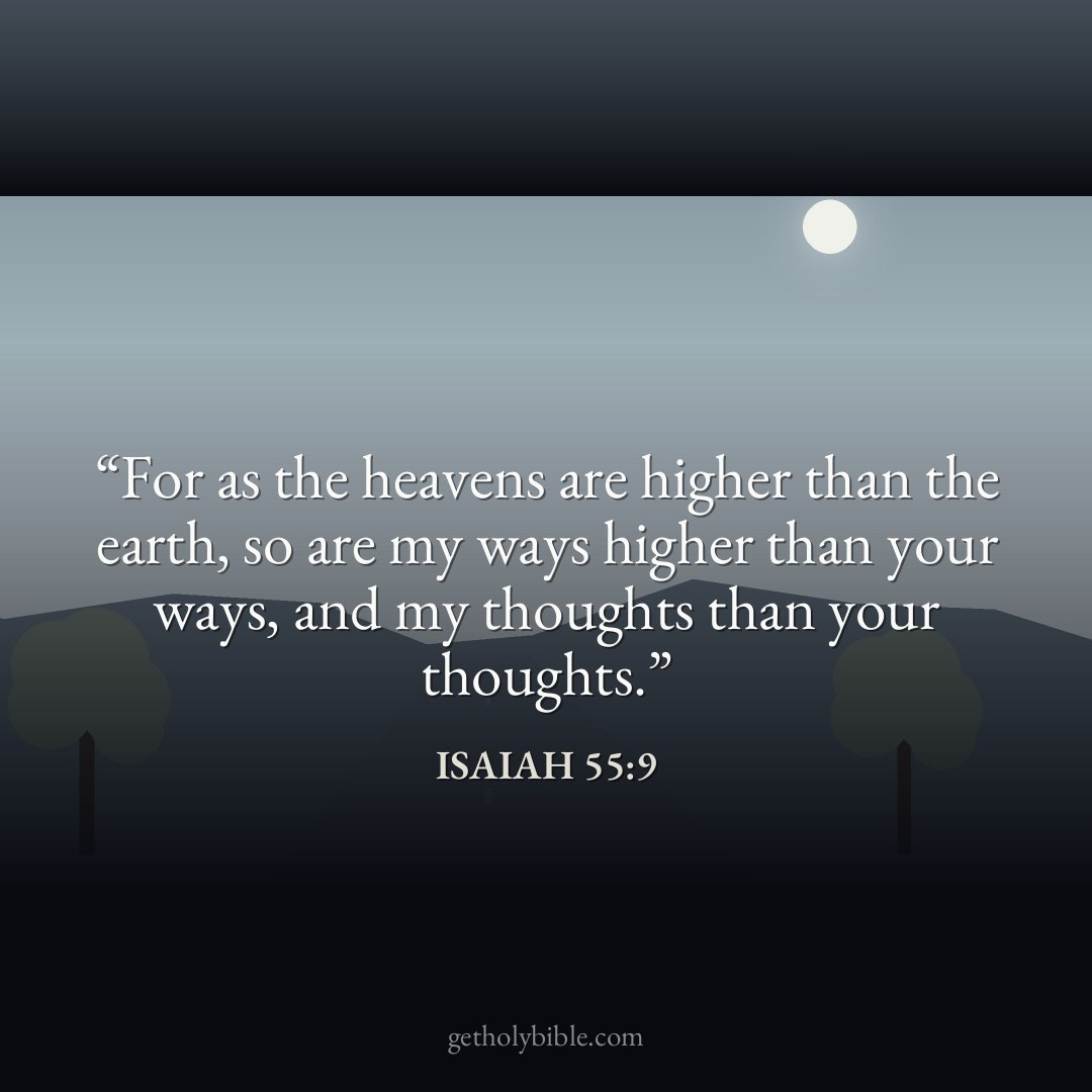 Verse of the Day — Isaiah 55:9