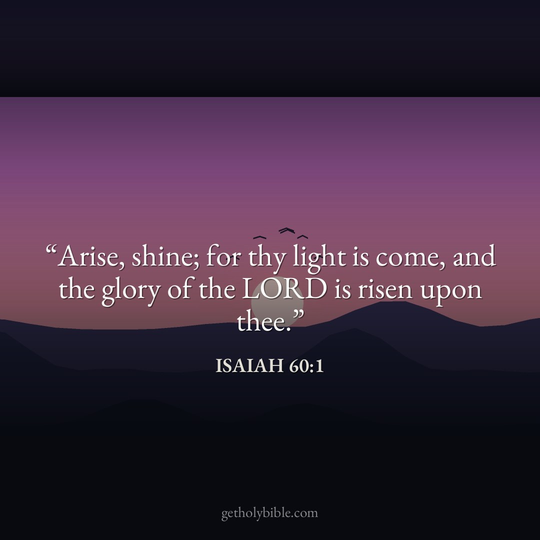Verse of the Day — Isaiah 60:1
