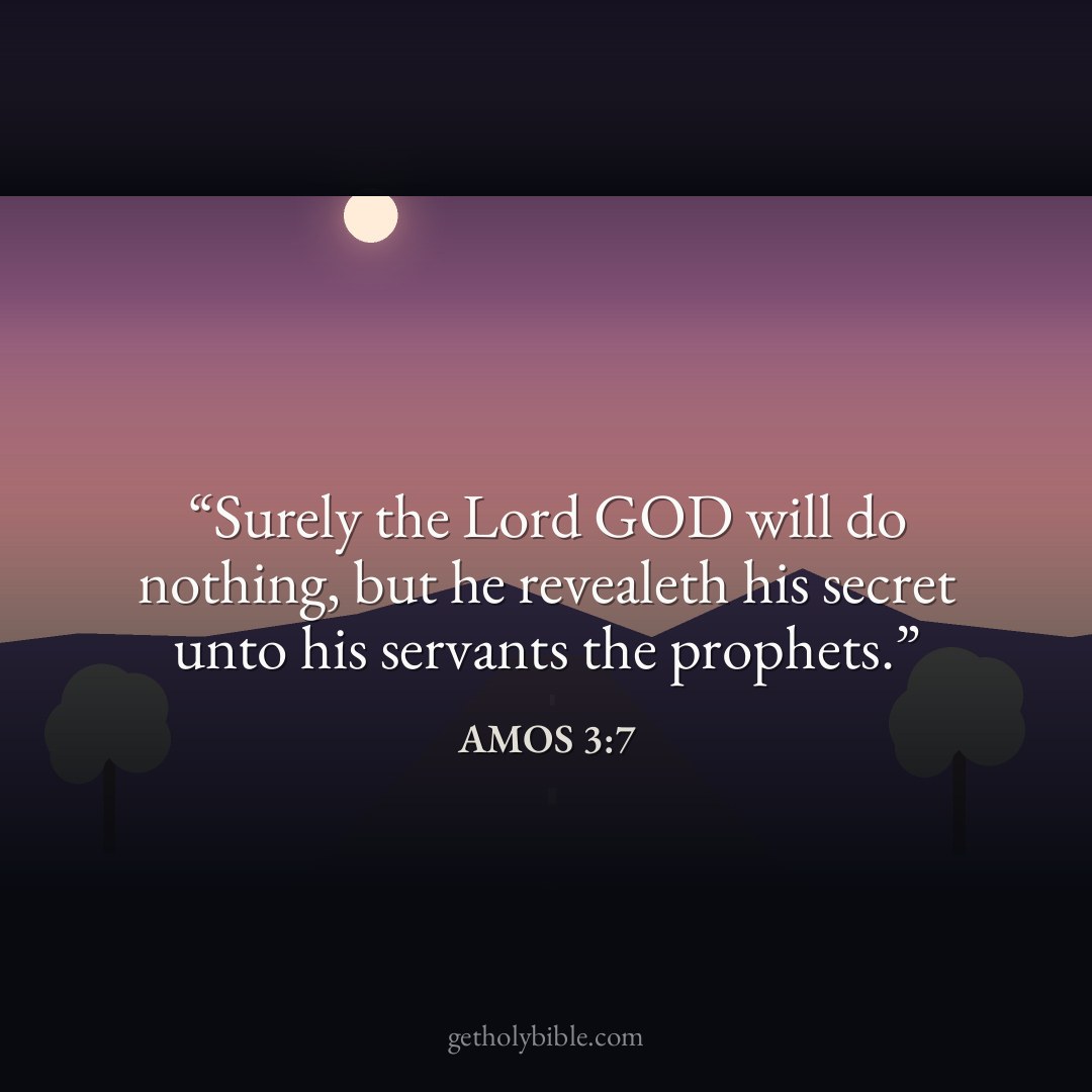 Verse of the Day — Amos 3:7