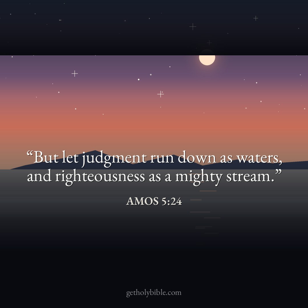 Verse of the Day — Amos 5:24