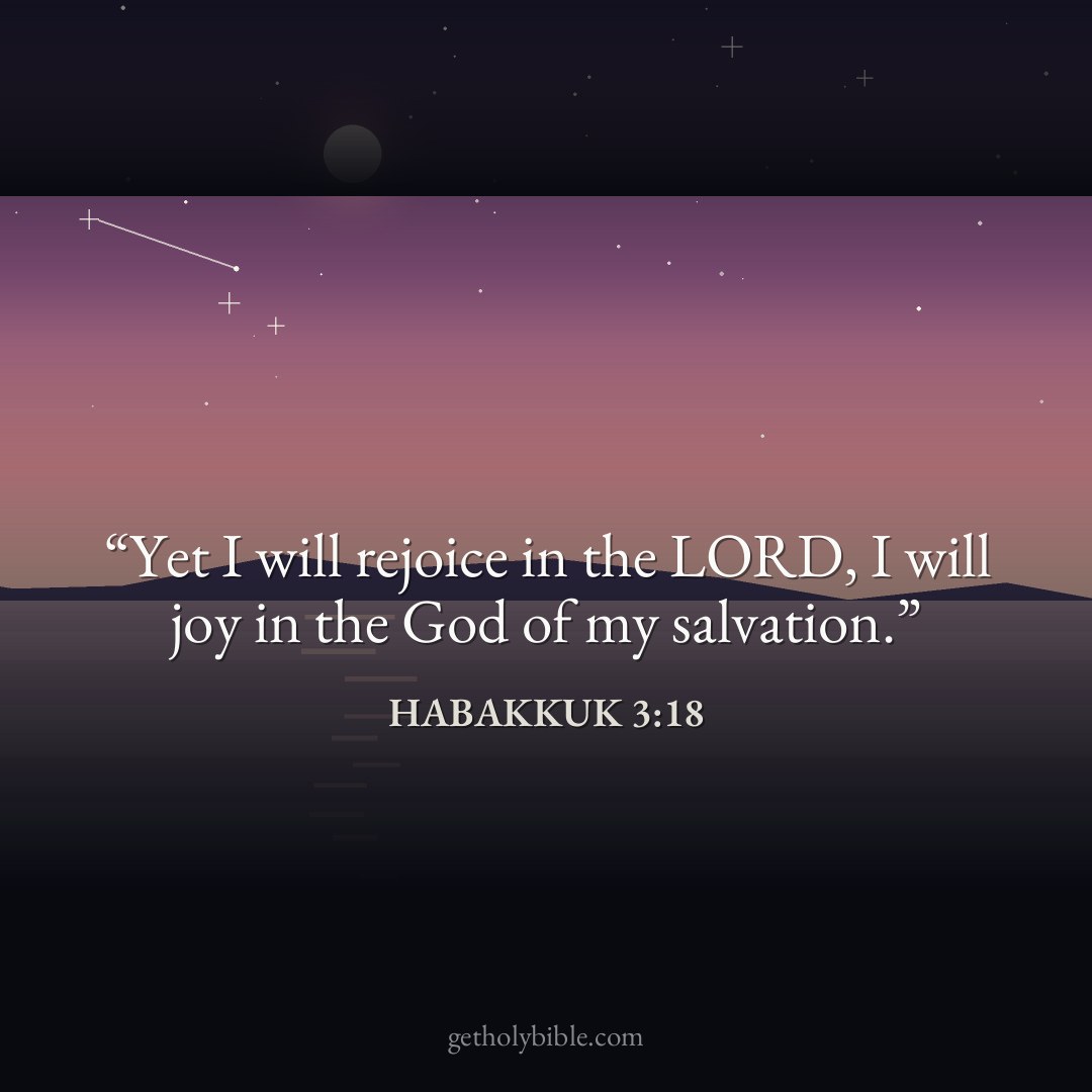 Verse of the Day — Habakkuk 3:18