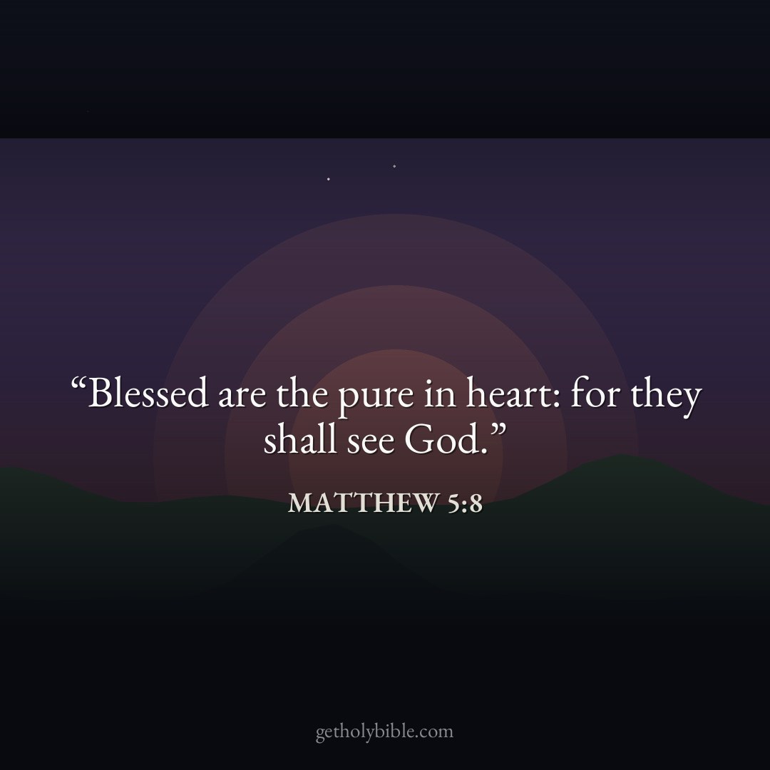 Verse of the Day — Matthew 5:8