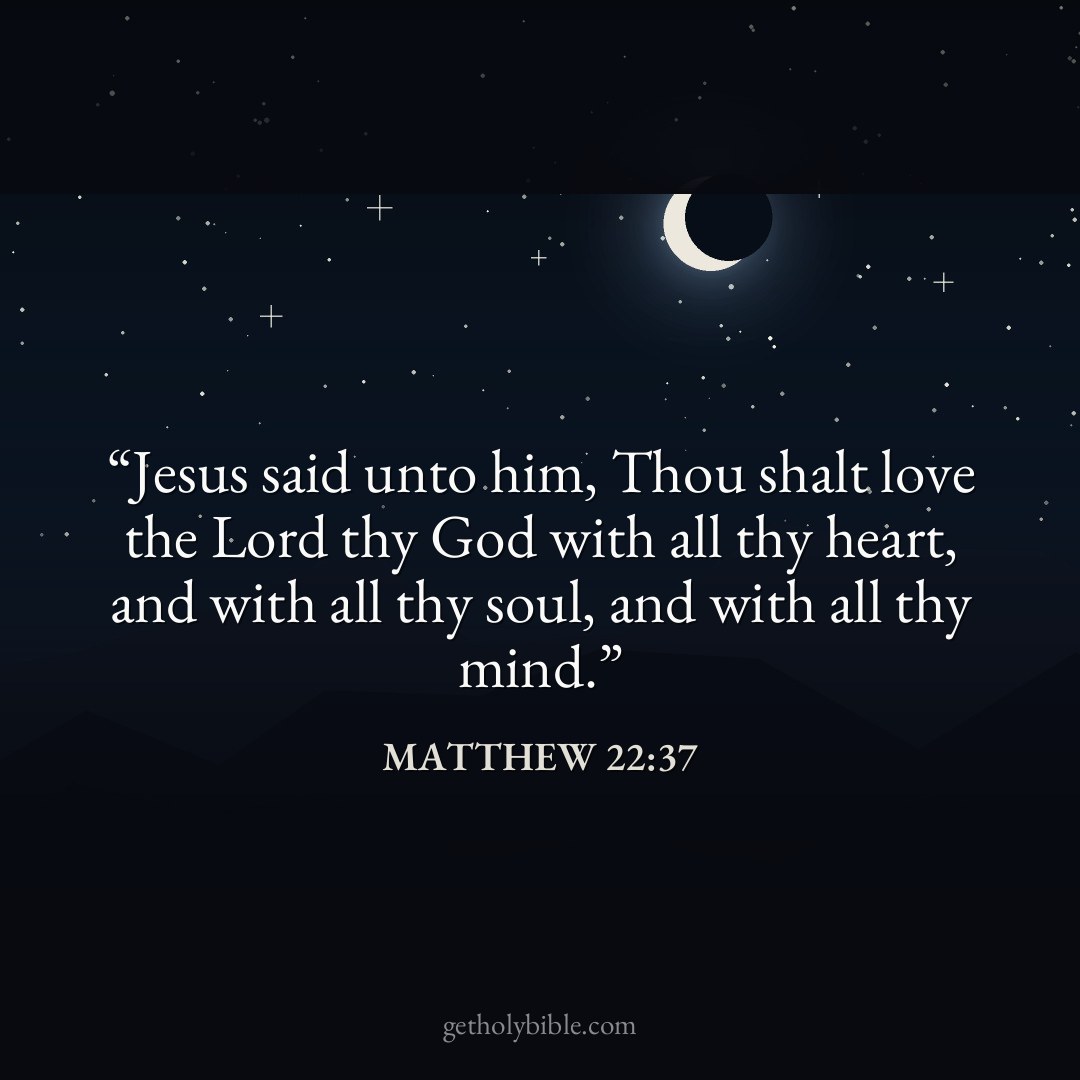 Verse of the Day — Matthew 22:37