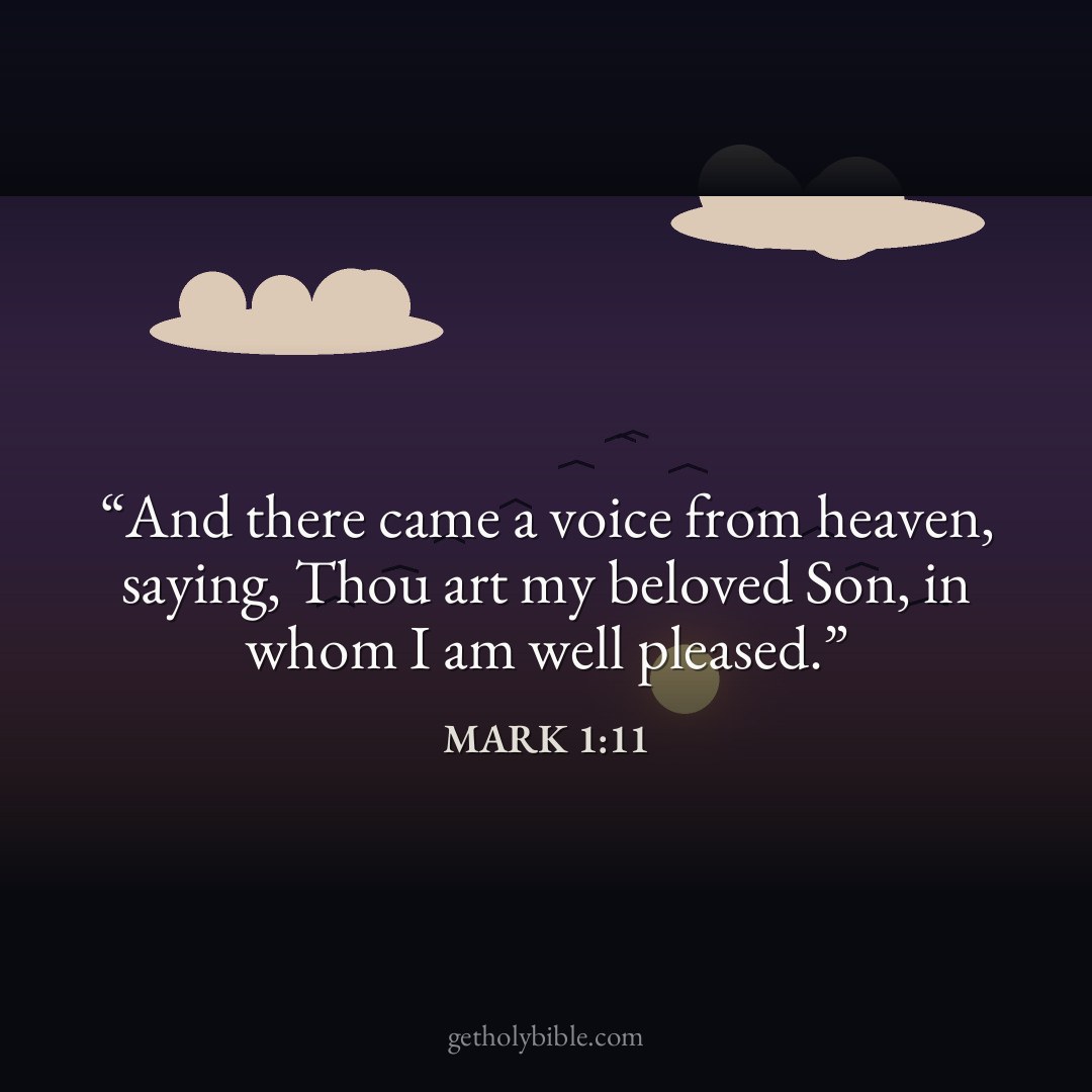 Verse of the Day — Mark 1:11