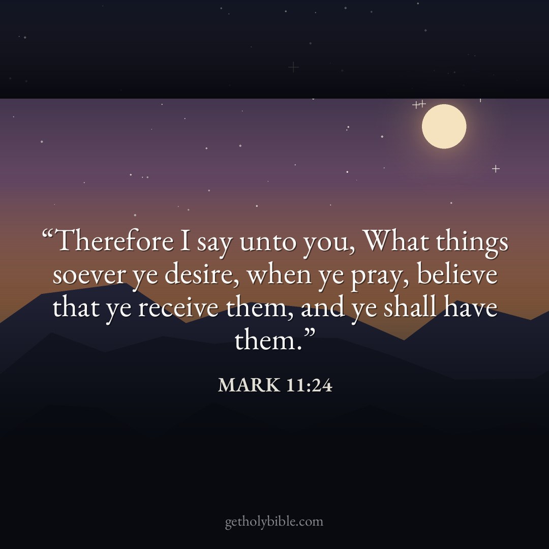 Verse of the Day — Mark 11:24