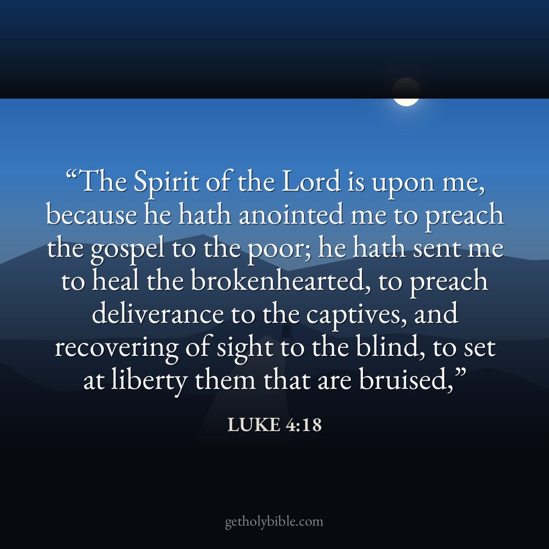 Verse of the Day — Luke 4:18