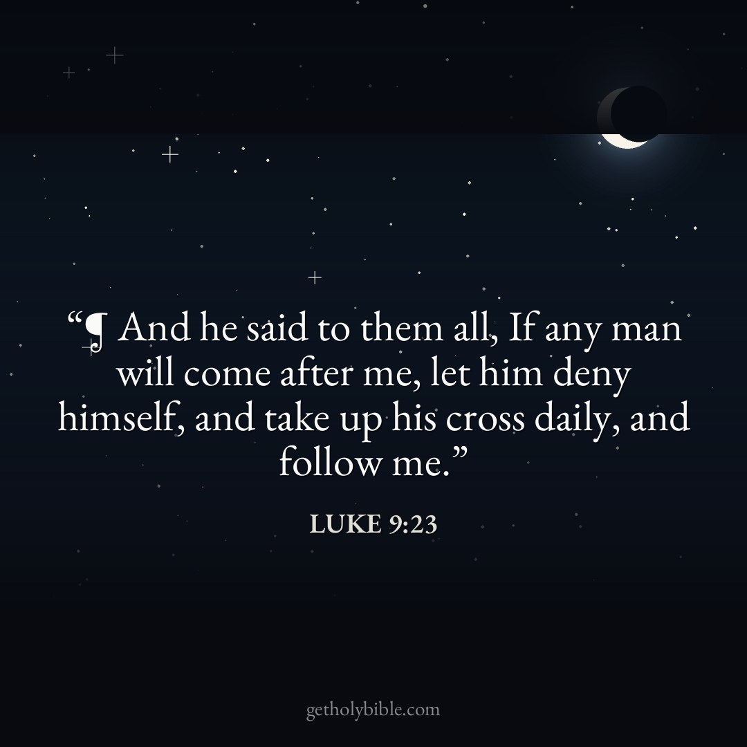 Verse of the Day — Luke 9:23